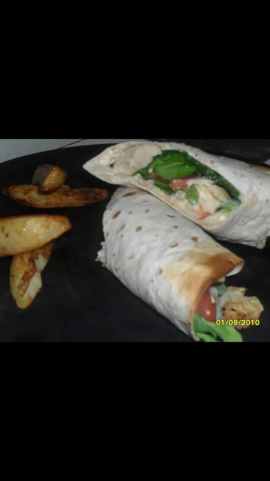 ROLLS POLLO CON RUCULA