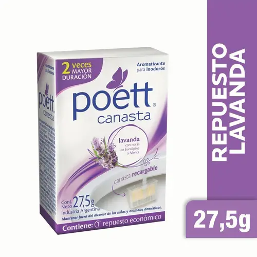 POET CANASTA PASTILLA 27,50GR REPUESTO